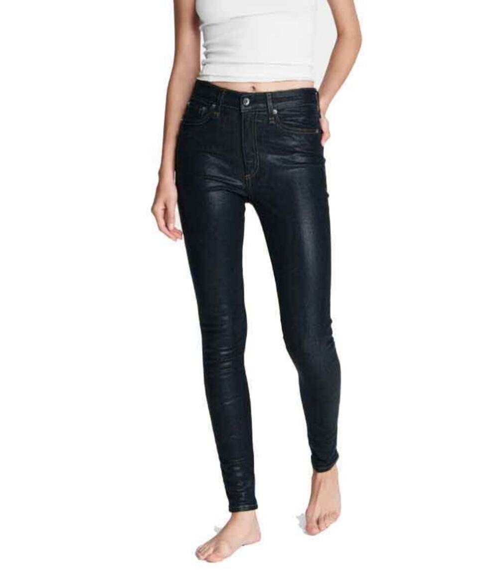 Rag & Bone Clearcoat Blue Skinny Jeans NWOT Size 26 Nine High Rise